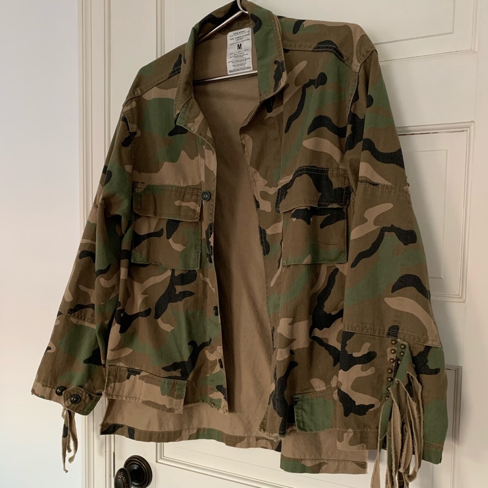 Zara Camouflage Jacket